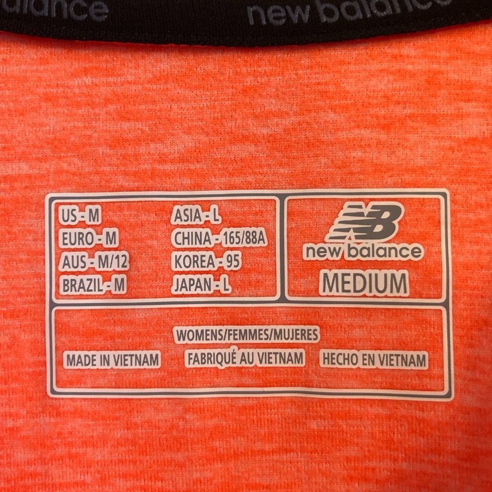 NWT New Balance Dry Accelerate Quarter Zip Pullover Performance Top Size M - Picture 5 of 12